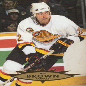 Jeff Brown - 1995 Fleer Corp Hockey Card